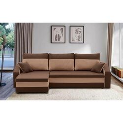 Canapea de colt Magnifico Hewlet Foam Mikro 20/Mikro 05 (Brown/Cappuccino)