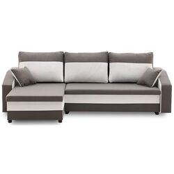 Canapea de colt Magnifico Hewlet Foam Mikro 27/Mikro 31 (Grey/White) Thumb