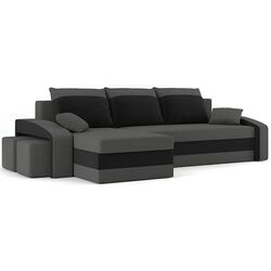 Canapea de colt Magnifico Hewlet Foam Pouffe Left Mikro 27/Mikro 15 (Grey/Black) Thumb