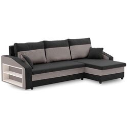 Диван угловой Magnifico Hewlet Foam Shelf Left Mikro 15/Mikro 27 (Black/Grey) Thumb