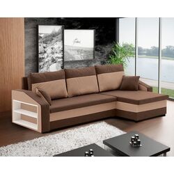 Canapea de colt Magnifico Hewlet Foam Shelf Left Mikro 20/Mikro 05 (Brown/Cappuccino)