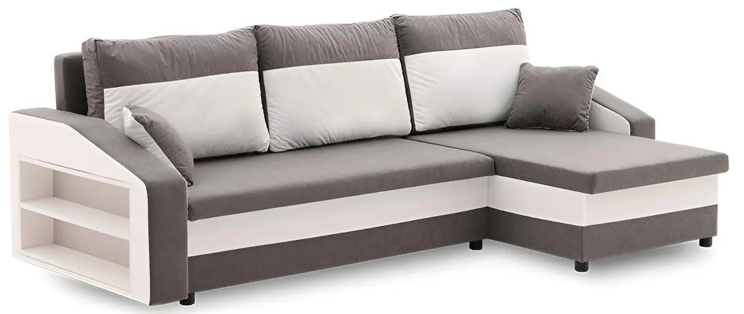 Canapea de colt Magnifico Hewlet Foam Shelf Left Mikro 27/Mikro 31 (Grey/White) - 4