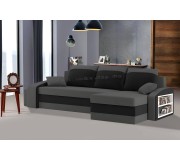 Canapea de colt Magnifico Hewlet Foam Shelf Right/Pouffe Left Mikro 27/Mikro 15 (Grey/Black)