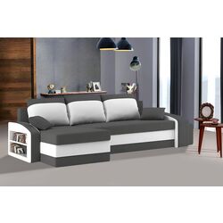 Canapea de colt Magnifico Hewlet Foam Shelf Left/Pouffe Right Mikro 27/Mikro 31 (Grey/White)