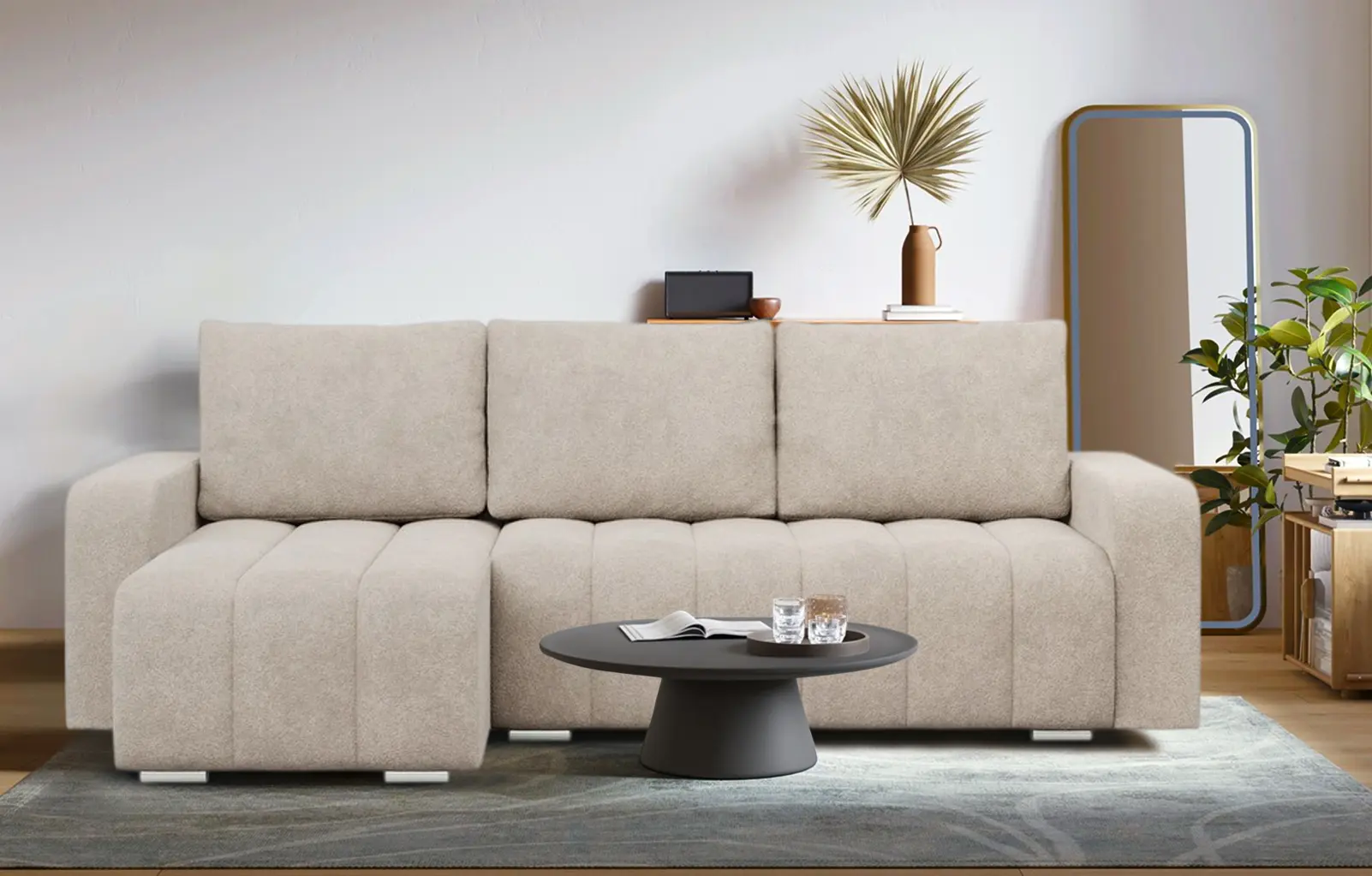 Диван угловой Magnifico Meble Abrielle Abriamo 03 (Beige)