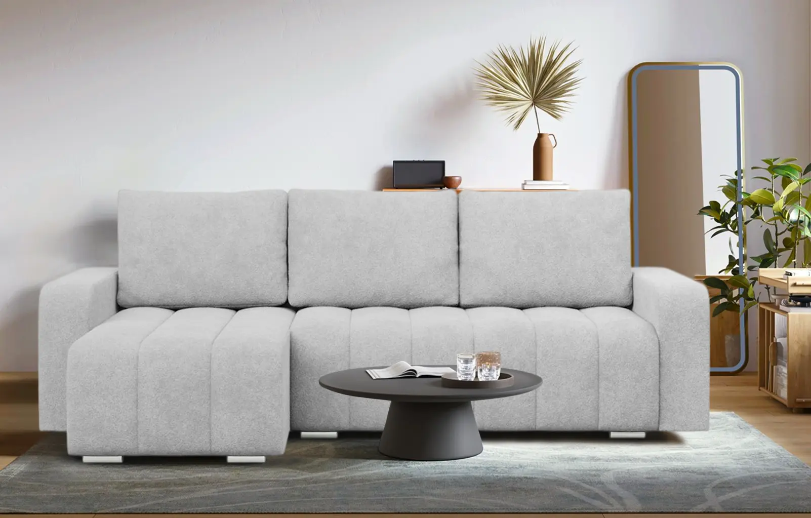 Диван угловой Magnifico Meble Abrielle Abriamo 05 (Light Grey)