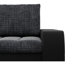 Canapea de colt Magnifico Meble Aurora LL Lawa 17/Real 11 Left (Dark Grey/Black) Thumb