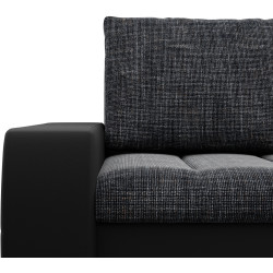 Canapea de colt Magnifico Meble Aurora LL Lawa 17/Real 11 Right (DarkGrey/Black) Thumb