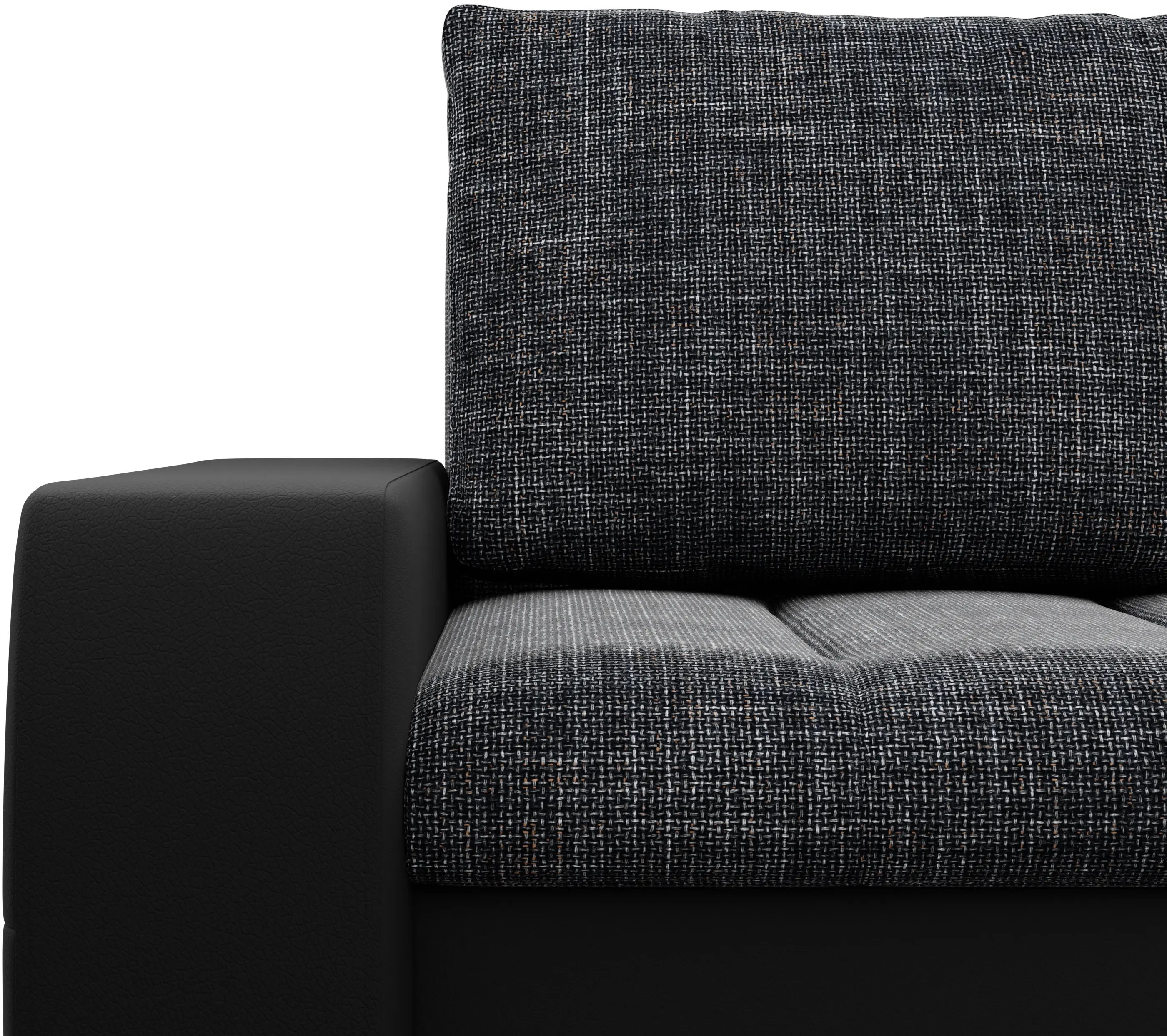 Canapea de colt Magnifico Meble Aurora LL Lawa 17/Real 11 Right (DarkGrey/Black)