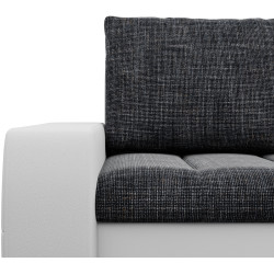 Диван угловой Magnifico Meble Aurora LL Lawa 17/Real 17 Right (Dark Grey/White) Thumb