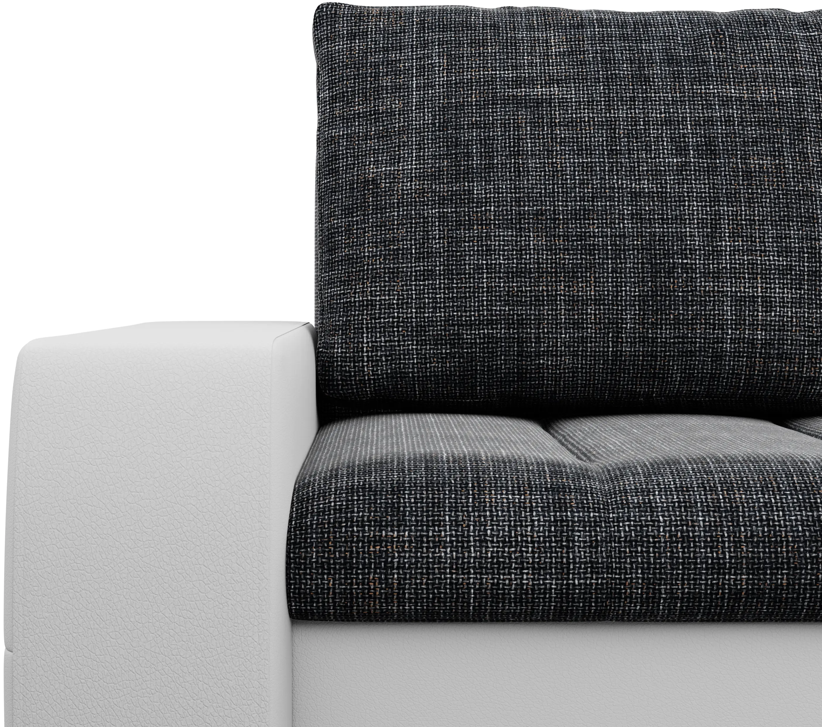 Диван угловой Magnifico Meble Aurora LL Lawa 17/Real 17 Right (Dark Grey/White)