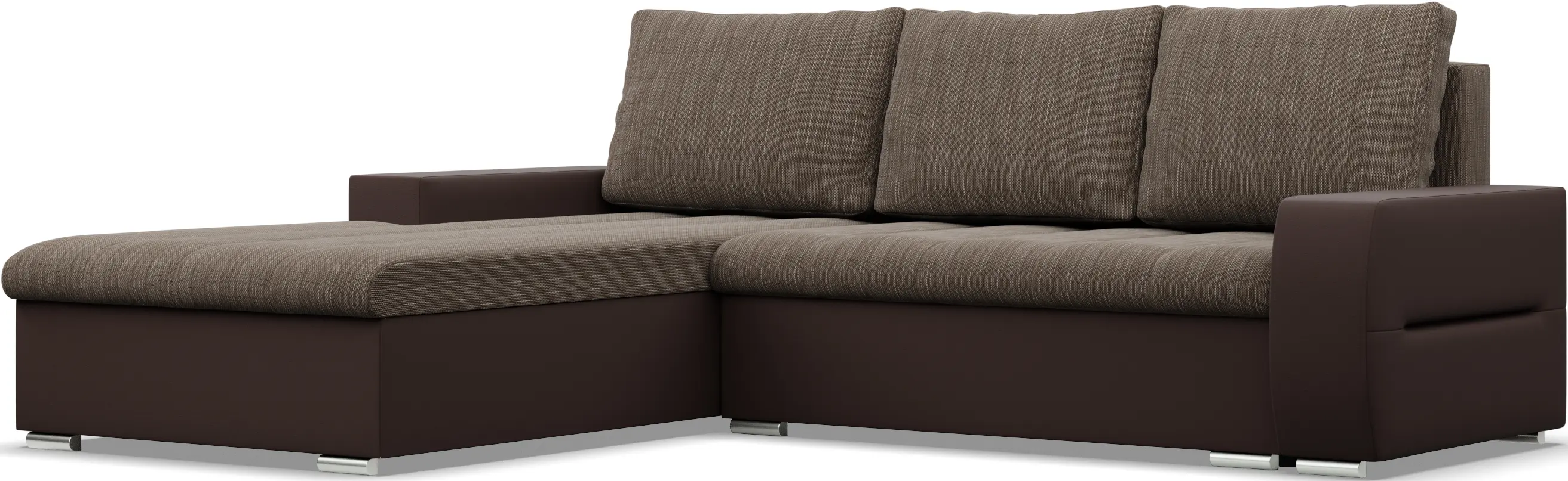 Диван угловой Magnifico Meble Aurora LL Lawa 2/Real 66 Left (Brown)