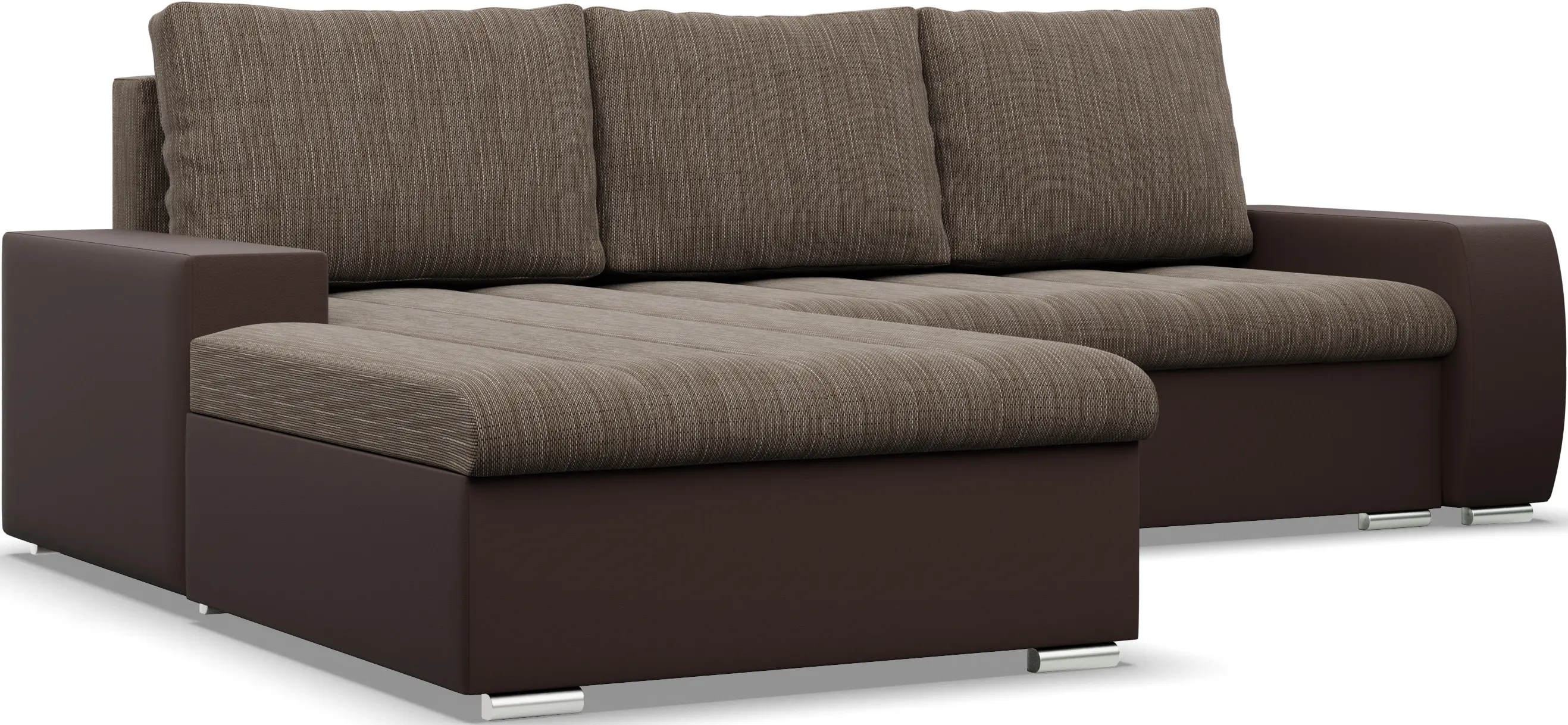 Диван угловой Magnifico Meble Aurora LL Lawa 2/Real 66 Left (Brown)