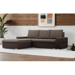 Canapea de colt Magnifico Meble Aurora LL Lawa 2/Real 66 Left (Brown)