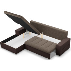 Диван угловой Magnifico Meble Aurora LL Lawa 2/Real 66 Left (Brown) Thumb