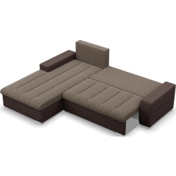 Диван угловой Magnifico Meble Aurora LL Lawa 2/Real 66 Left (Brown) Thumb