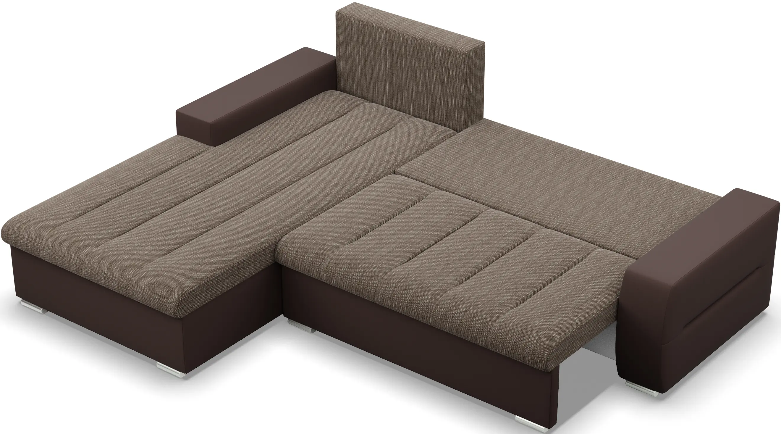 Диван угловой Magnifico Meble Aurora LL Lawa 2/Real 66 Left (Brown)