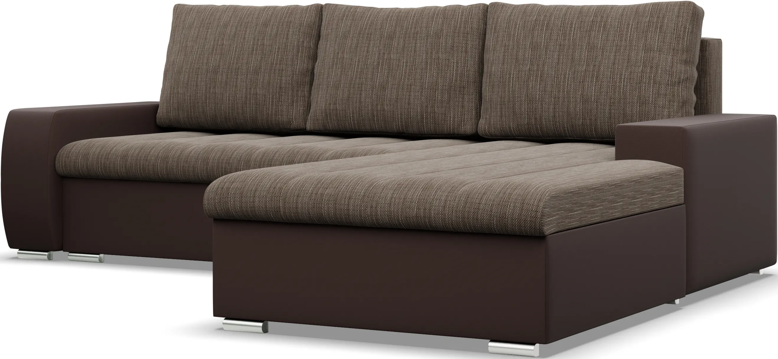 Диван угловой Magnifico Meble Aurora LL Lawa 2/Real 66 Right (Brown)