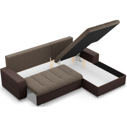 Диван угловой Magnifico Meble Aurora LL Lawa 2/Real 66 Right (Brown) Thumb