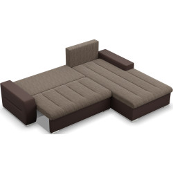 Диван угловой Magnifico Meble Aurora LL Lawa 2/Real 66 Right (Brown) Thumb