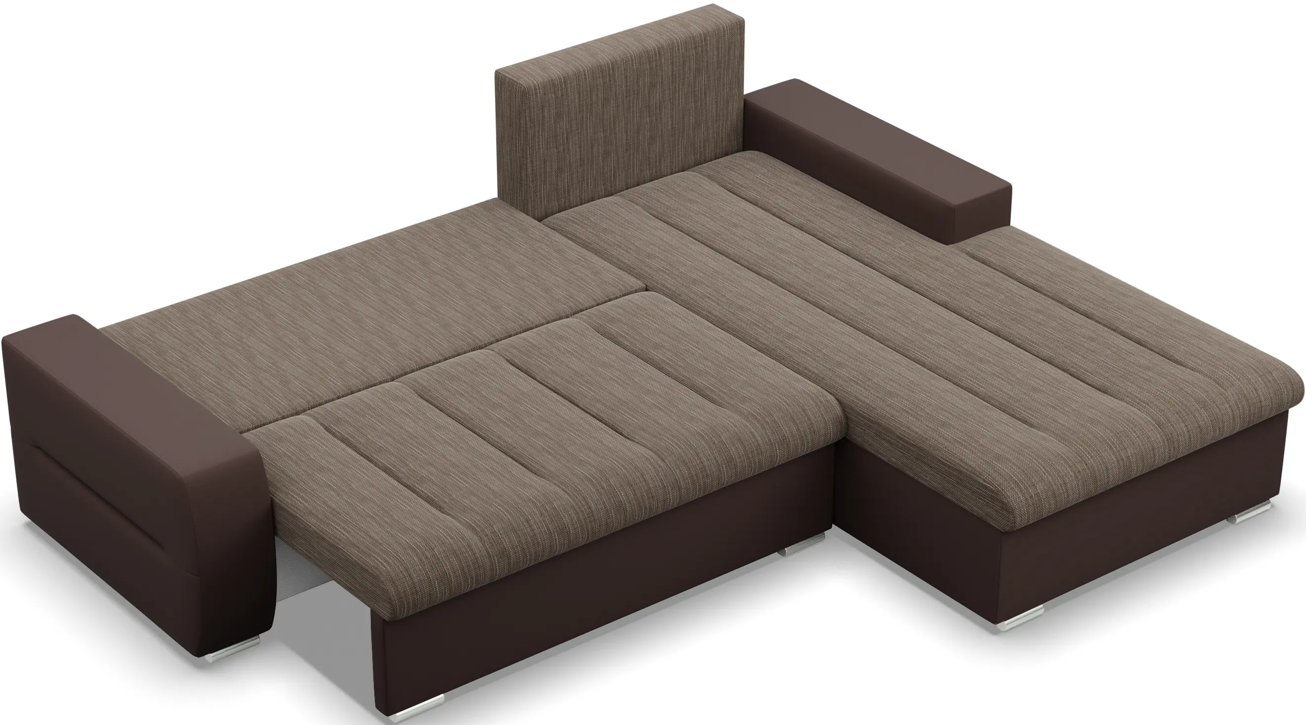 Диван угловой Magnifico Meble Aurora LL Lawa 2/Real 66 Right (Brown)