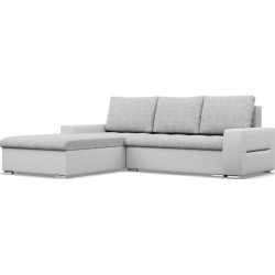 Canapea de colt Magnifico Meble Aurora LL Lawa 9/Real 17 Left (Light Grey/White) Thumb