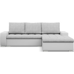 Canapea de colt Magnifico Meble Aurora LL Lawa 9/Real 17 Right (Light Grey/White) Thumb