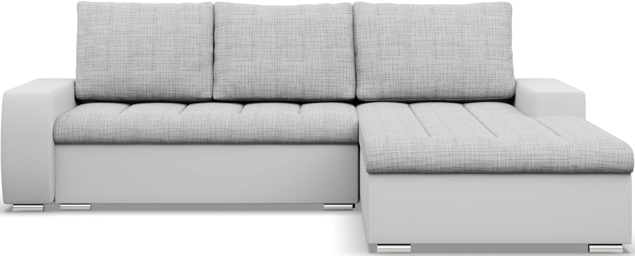 Canapea de colt Magnifico Meble Aurora LL Lawa 9/Real 17 Right (Light Grey/White)