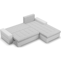 Canapea de colt Magnifico Meble Aurora LL Lawa 9/Real 17 Right (Light Grey/White) Thumb