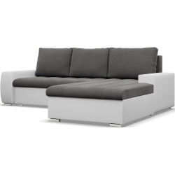 Canapea de colt Magnifico Meble Aurora LL Trinity 15/Real 17 Right (Dark Grey/White) Thumb