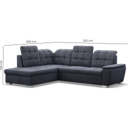 Диван угловой Magnifico Meble Baron Premium Canyon 96 Left (Dark Grey) Thumb