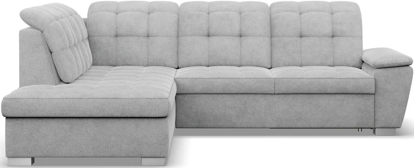 Диван угловой Magnifico Meble Baron Premium Glow 15 Left (Light Grey)