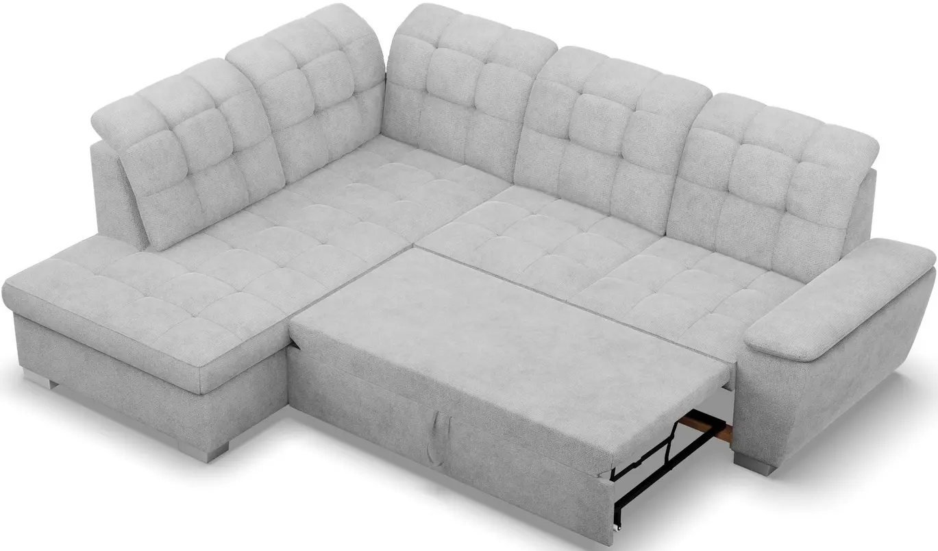 Диван угловой Magnifico Meble Baron Premium Glow 15 Left (Light Grey)