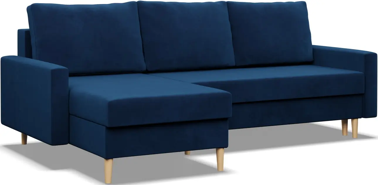 Canapea de colt Magnifico Meble Blank LL Bonell Kronos 09 (Navy)