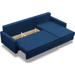 Canapea de colt Magnifico Meble Blank LL Bonell Kronos 09 (Navy) Thumb