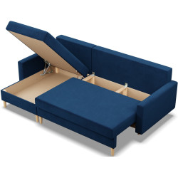 Canapea de colt Magnifico Meble Blank LL Bonell Kronos 09 (Navy) Thumb