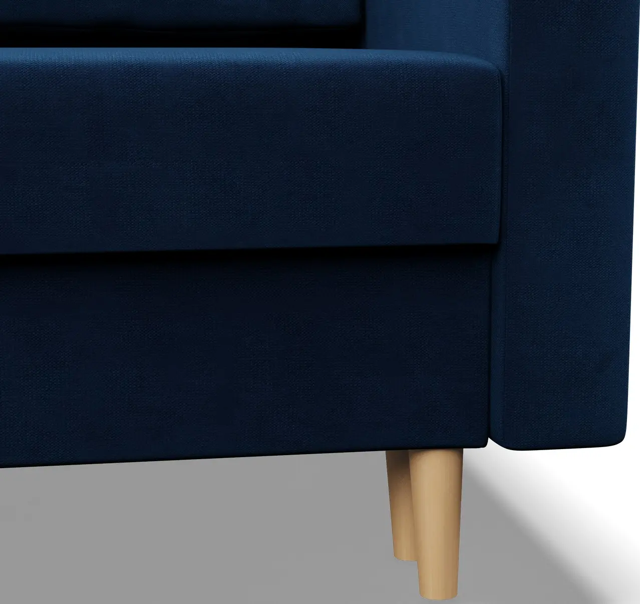 Canapea de colt Magnifico Meble Blank LL Bonell Kronos 09 (Navy)