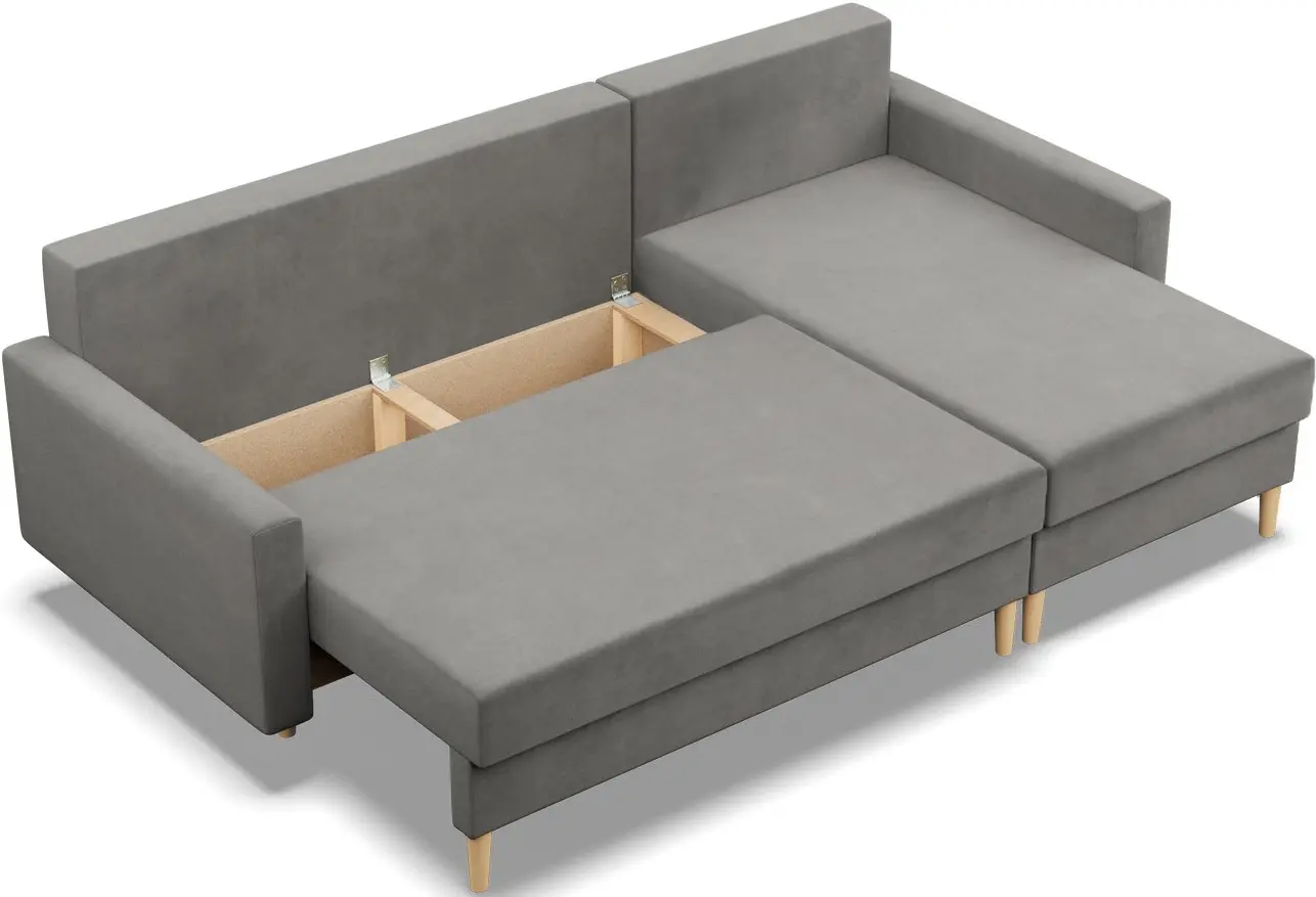 Диван угловой Magnifico Meble Blank LL Bonell Kronos 15 (Light Grey)