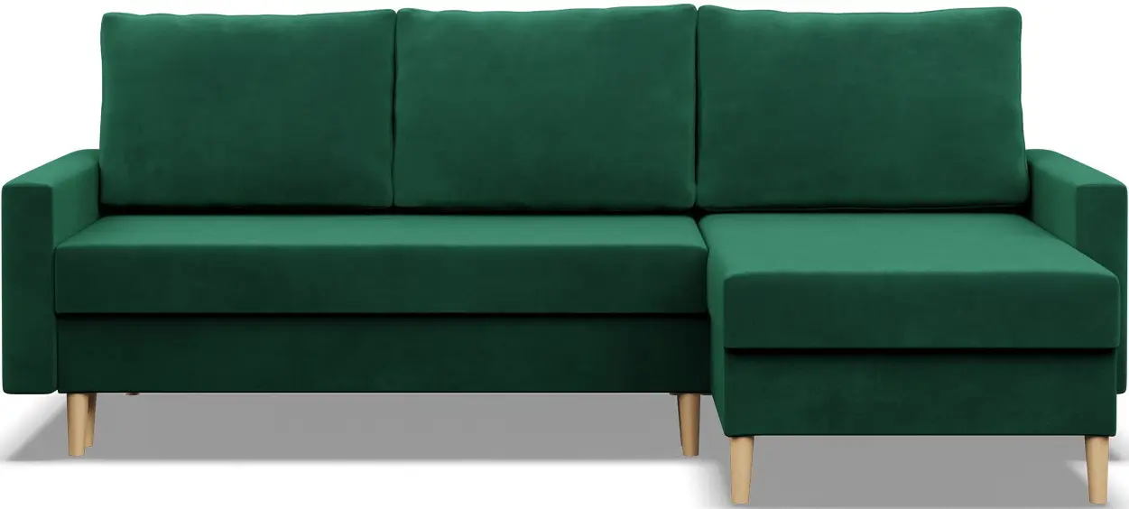 Canapea de colt Magnifico Meble Blank LL Bonell Kronos 19 (Bottle Green)