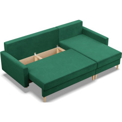 Canapea de colt Magnifico Meble Blank LL Bonell Kronos 19 (Bottle Green) Thumb