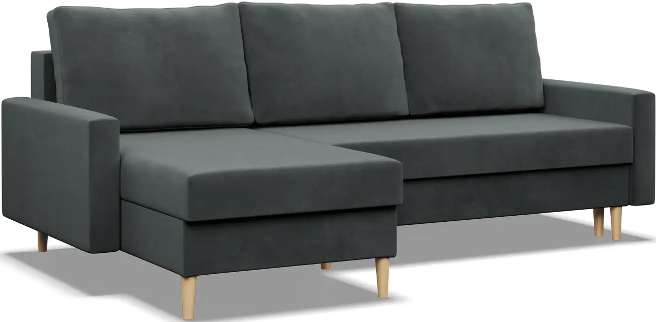 Canapea de colt Magnifico Meble Blank LL Bonell Kronos 34 (Dark Grey)