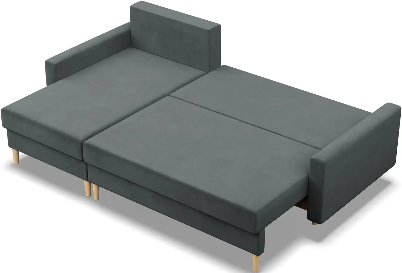 Canapea de colt Magnifico Meble Blank LL Bonell Kronos 34 (Dark Grey)