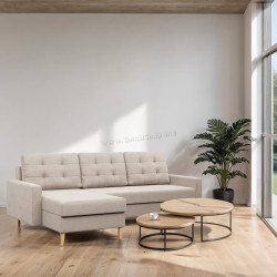 Canapea de colt Magnifico Meble Blank LL Bonell Paros 02 (Beige)