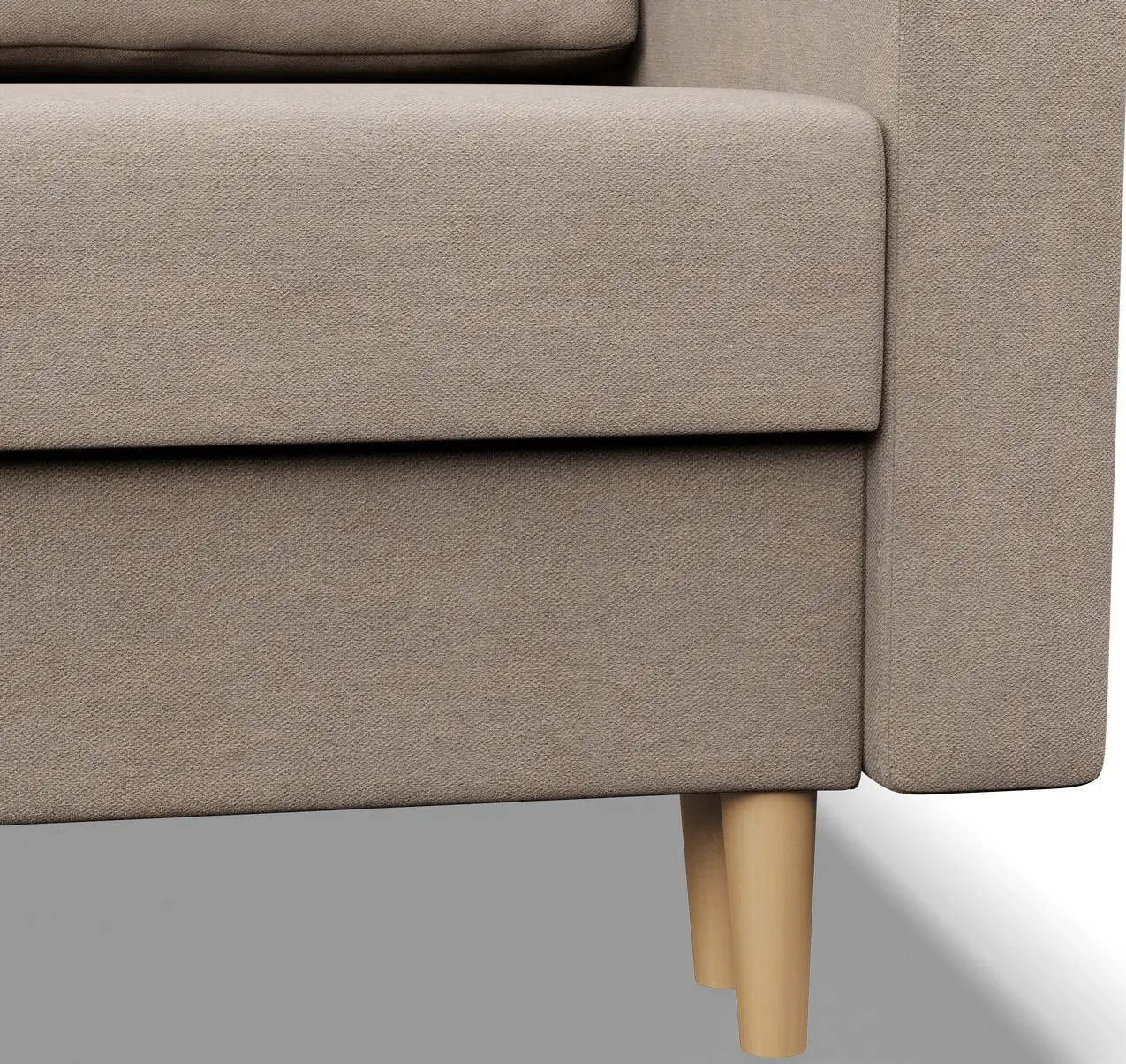 Canapea de colt Magnifico Meble Blank LL Bonell Paros 02 (Beige)