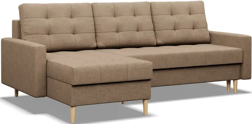 Диван угловой Magnifico Meble Elma LL Bonell Lux 02 (Beige)