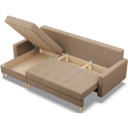 Диван угловой Magnifico Meble Elma LL Bonell Lux 02 (Beige) Thumb