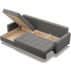 Диван угловой Magnifico Meble Elma LL Bonell Lux 06 (Dark Grey) Thumb