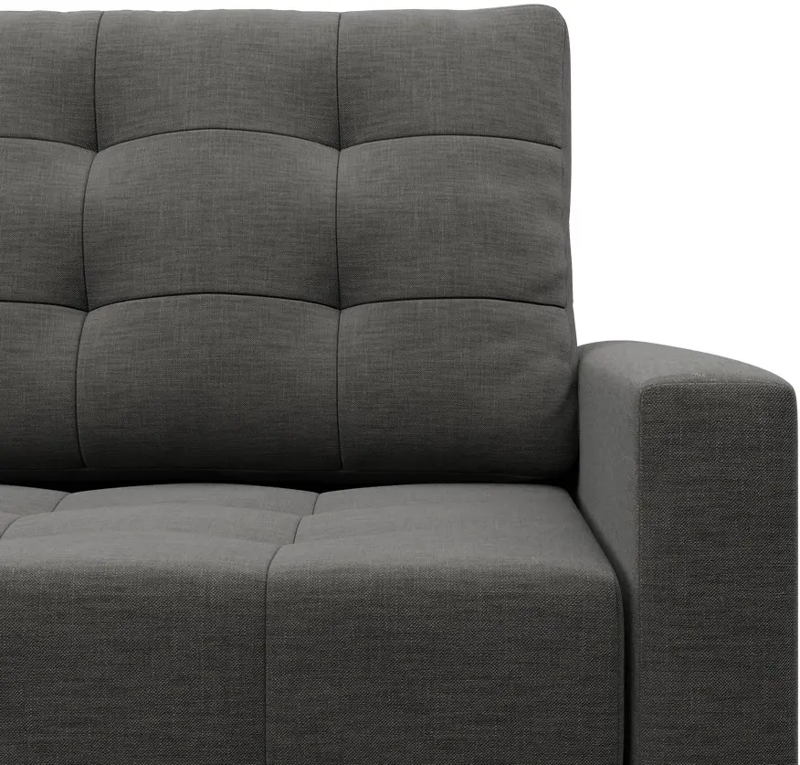 Диван угловой Magnifico Meble Elma LL Bonell Lux 06 (Dark Grey)