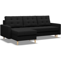 Canapea de colt Magnifico Meble Elma LL Bonell Lux 23 (Black) Thumb