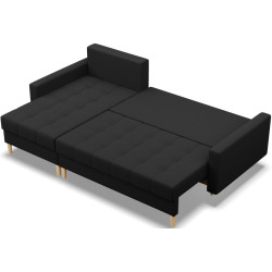 Canapea de colt Magnifico Meble Elma LL Bonell Lux 23 (Black) Thumb